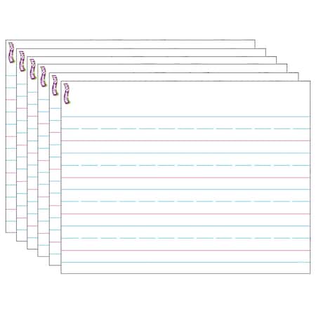 Handwriting Paper Wipe-Off® Chart, 17in X 22in, PK6